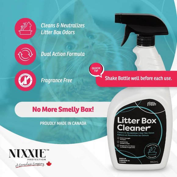 Litter Box Cleaner For Pets by EnviroFresh - Made In Canada - Picture 2 of 3